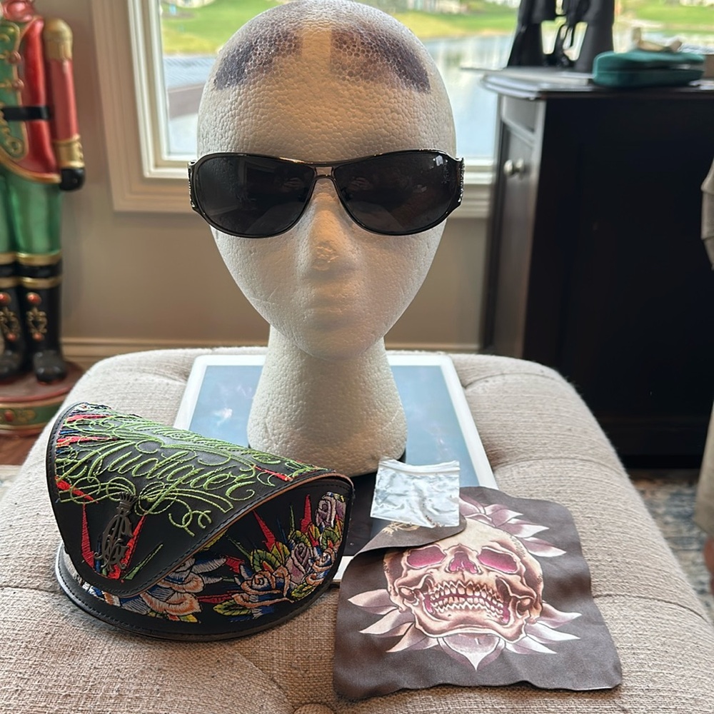 Vintage Ed Hardy Christian Audigier Sunglasses